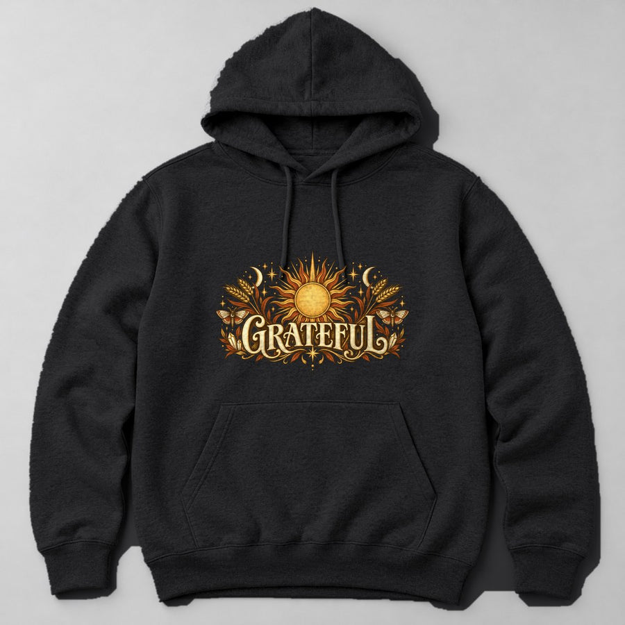 Grateful Hoodie in Black