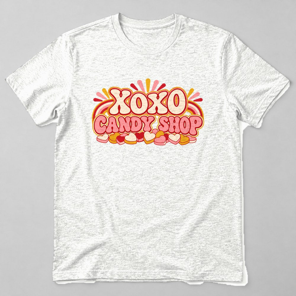 Xoxo Candy Shop T-Shirt in White