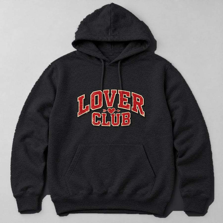 Lover Club Hoodie in Black