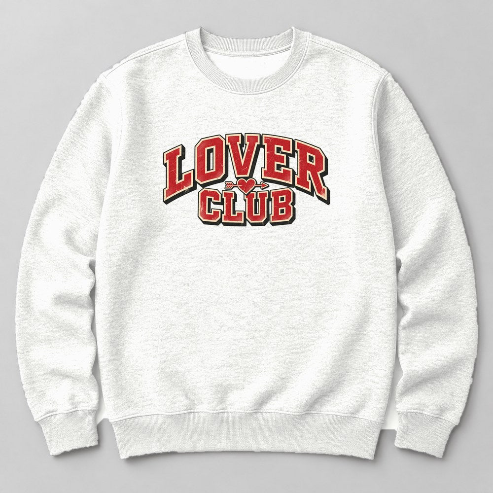 Lover Club Sweatshirt in White