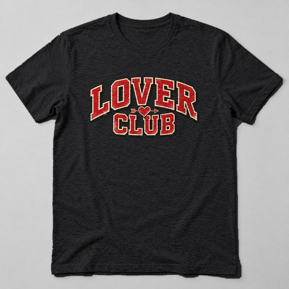Lover Club T-Shirt in Black