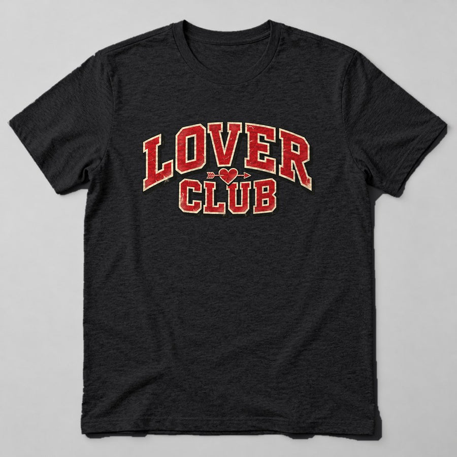 Lover Club T-Shirt in Black