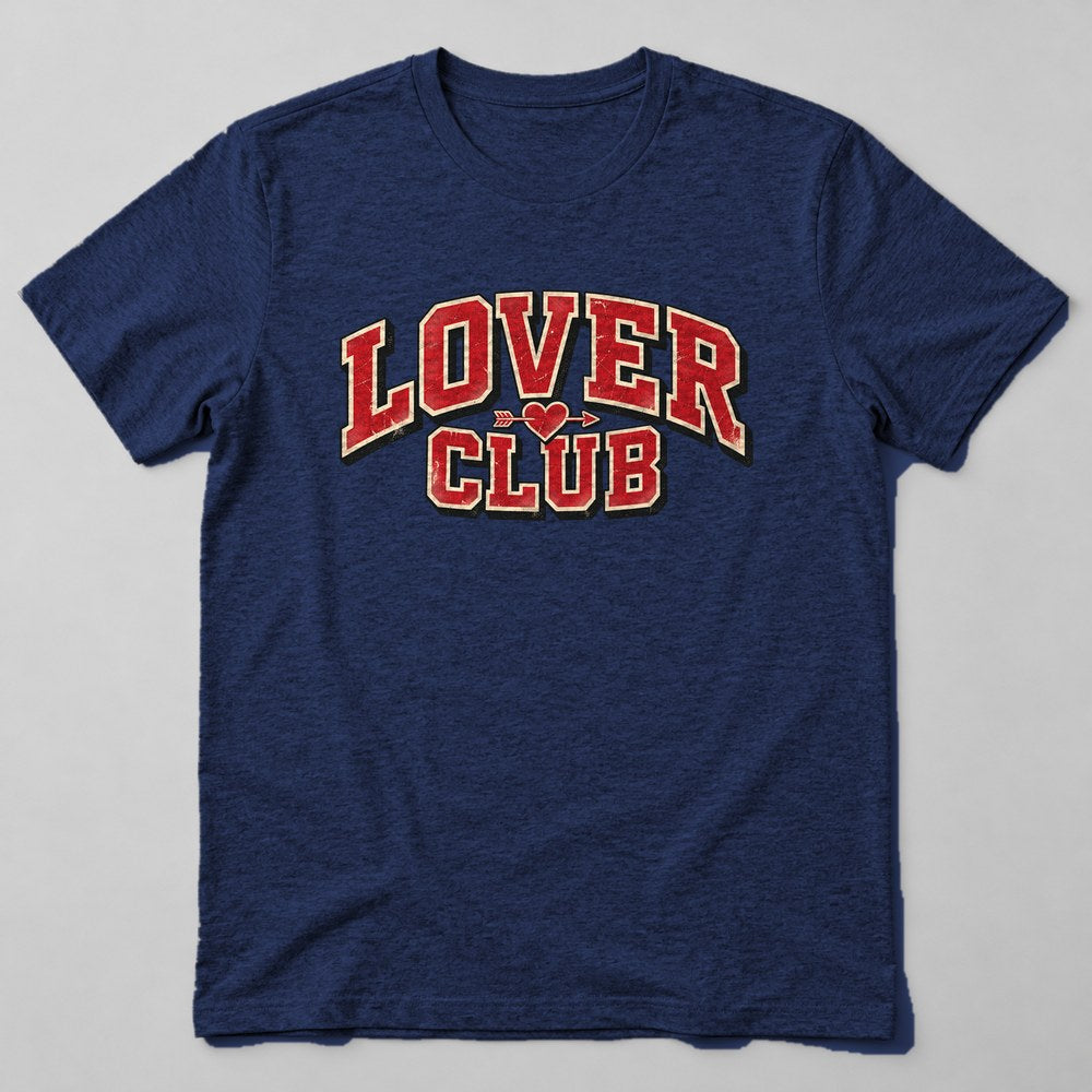 Lover Club T-Shirt in Navy
