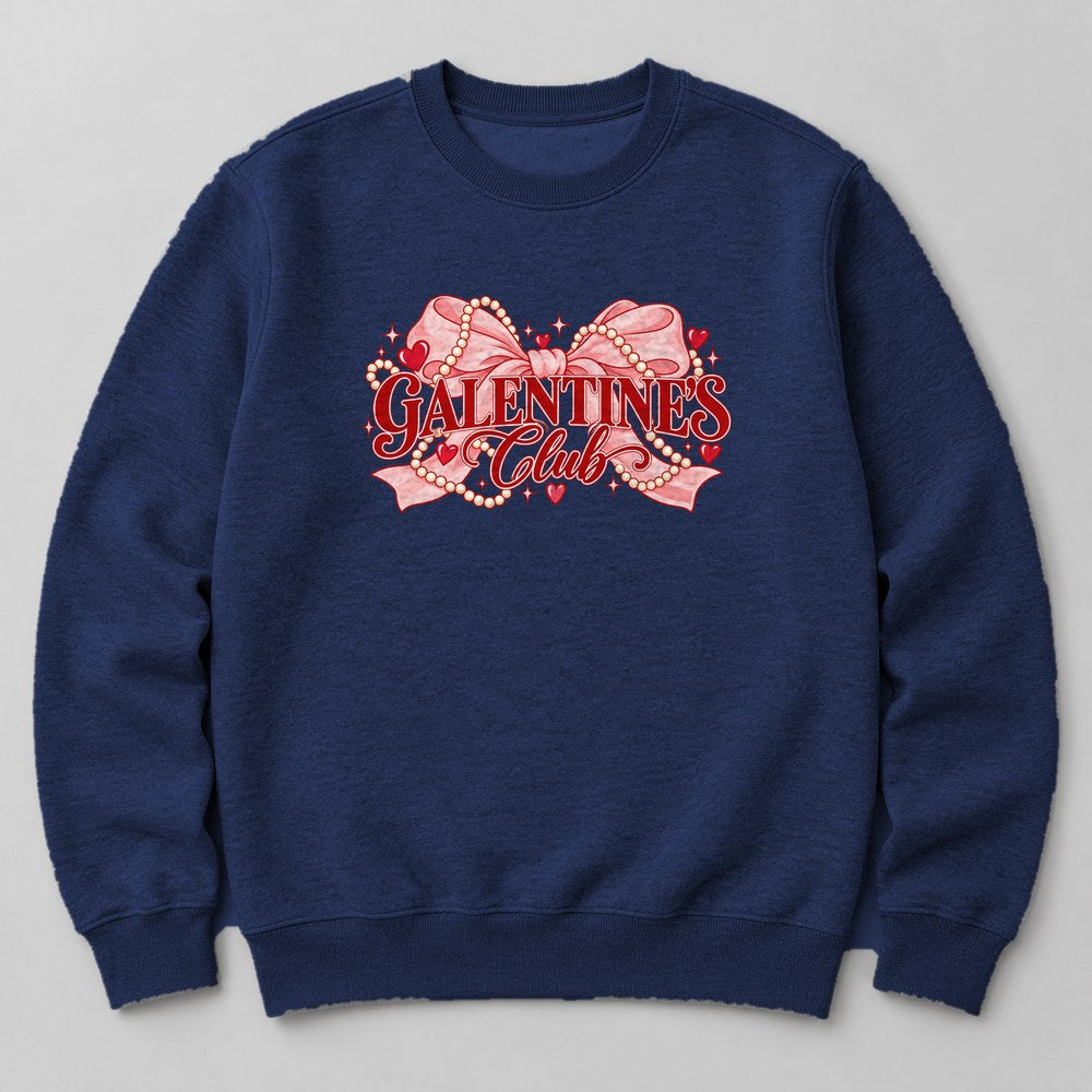 Galentine's Club Sweatshirt in Navy