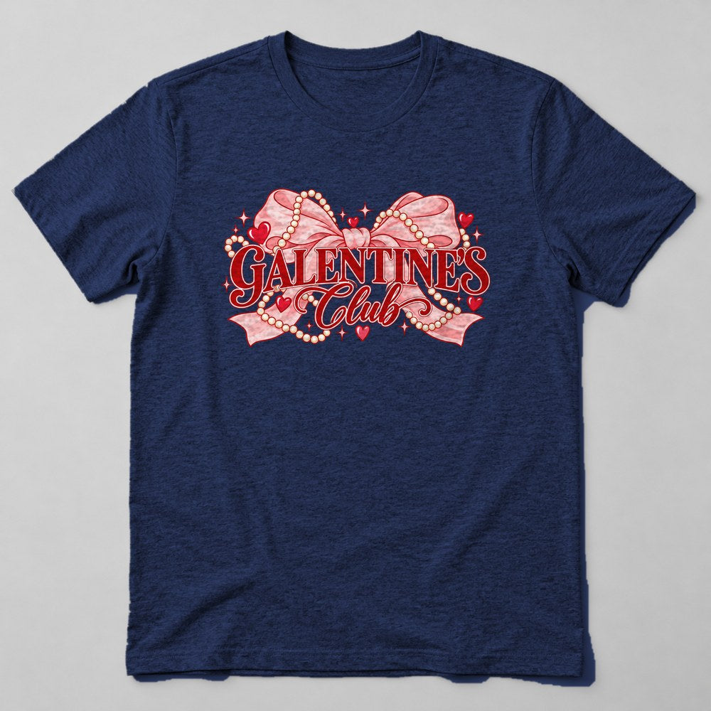 Galentine's Club T-Shirt in Navy