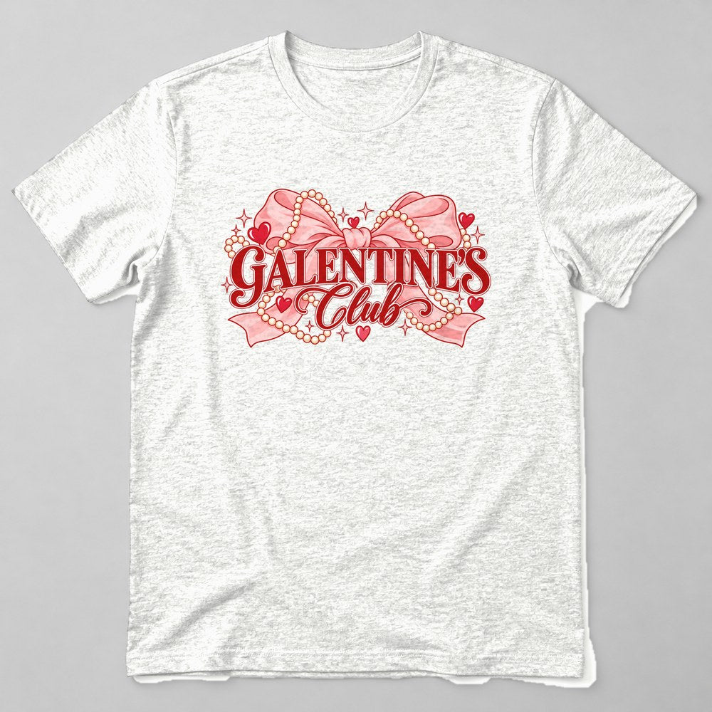 Galentine's Club T-Shirt in White