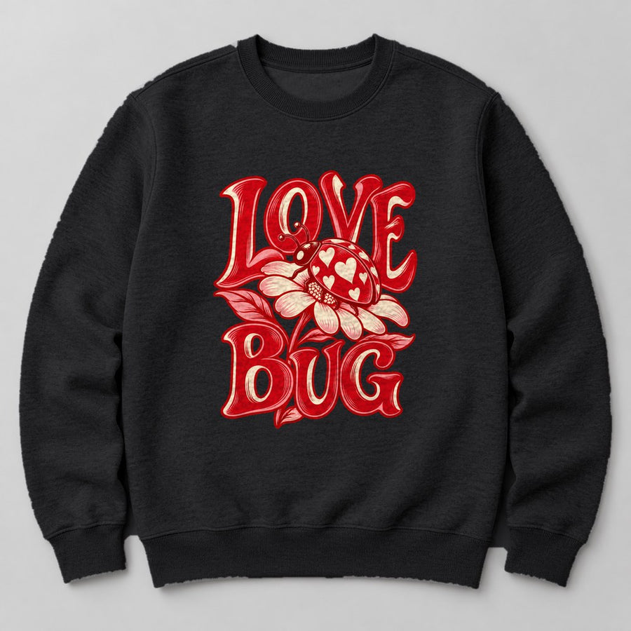 Love Bug Sweatshirt in Black