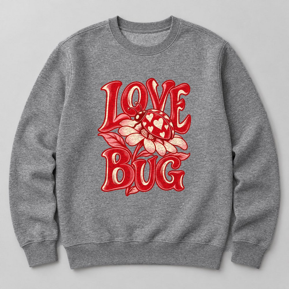 Love Bug Sweatshirt in Heather Grey