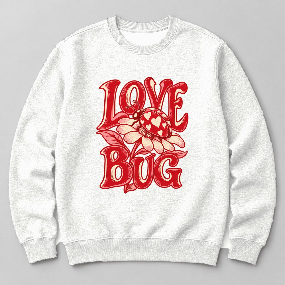 Love Bug Sweatshirt in White