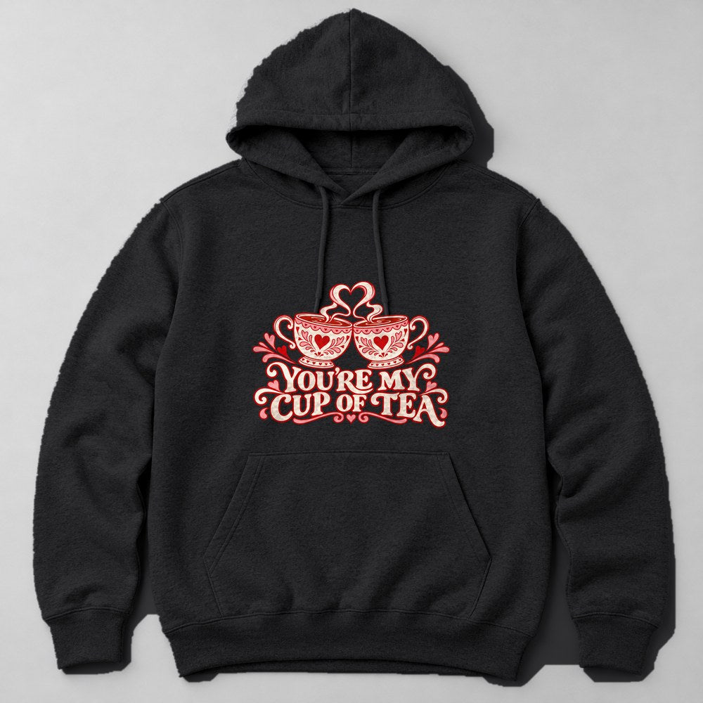 You're my Cup of Tea Hoodie in Black