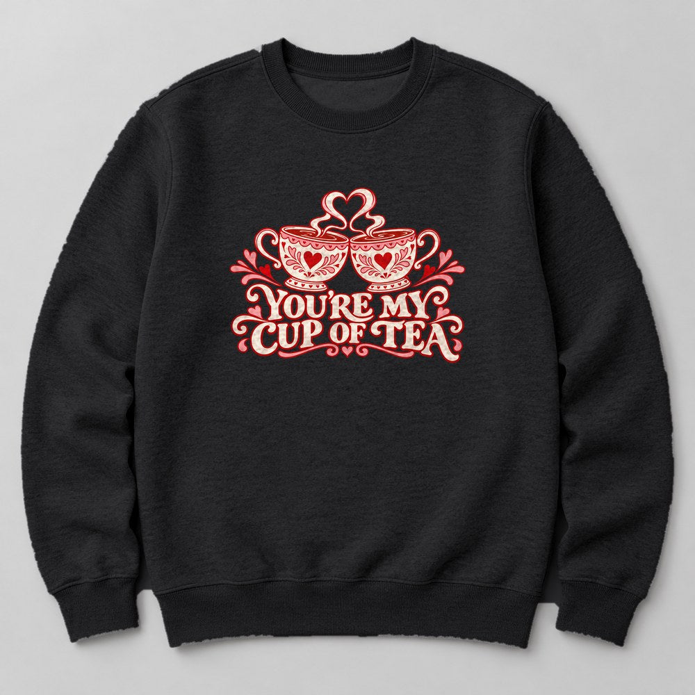 You're my Cup of Tea Sweatshirt in Black