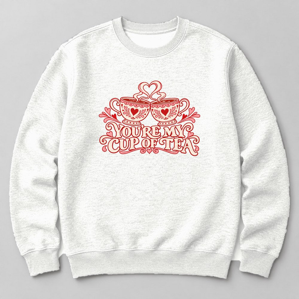 You're my Cup of Tea Sweatshirt in White