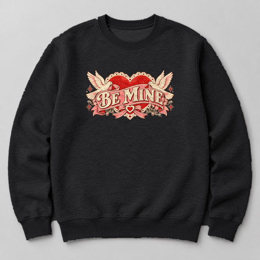 Be Mine Sweatshirt in Black