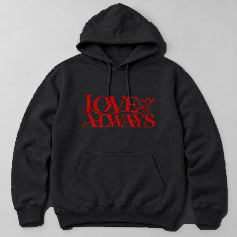 Love Always Hoodie in Black