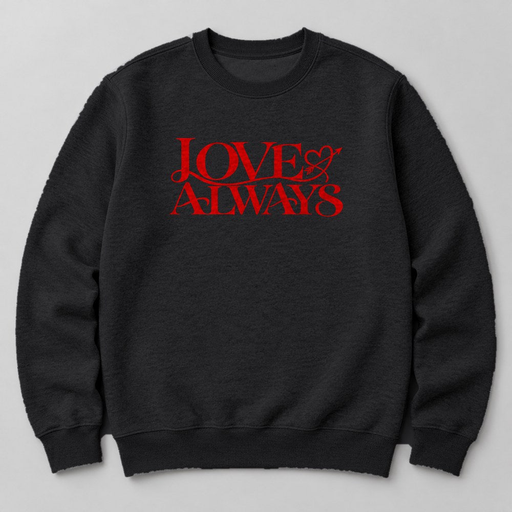 Love Always Sweatshirt in Black