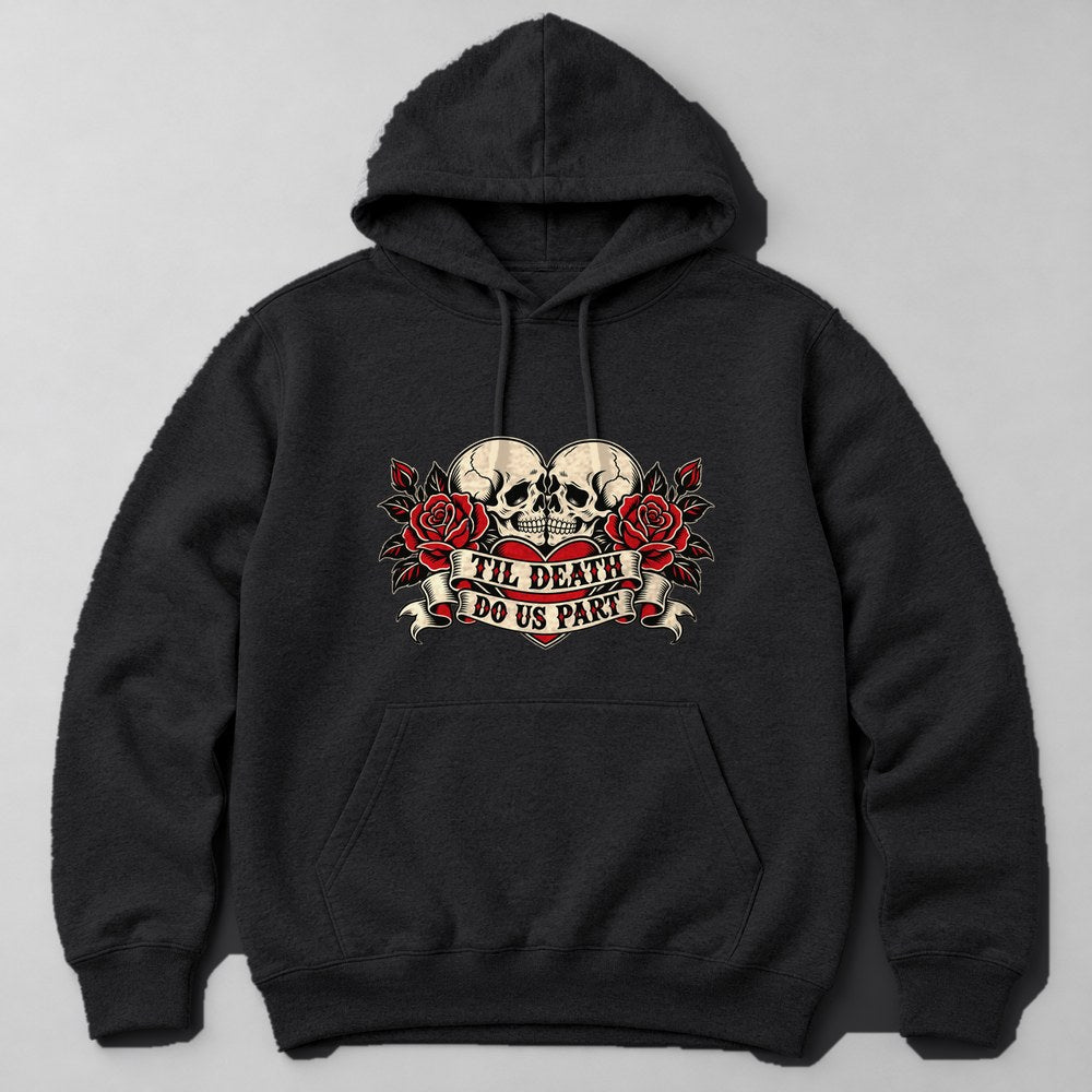 Til Death Do Us Part Hoodie in Black