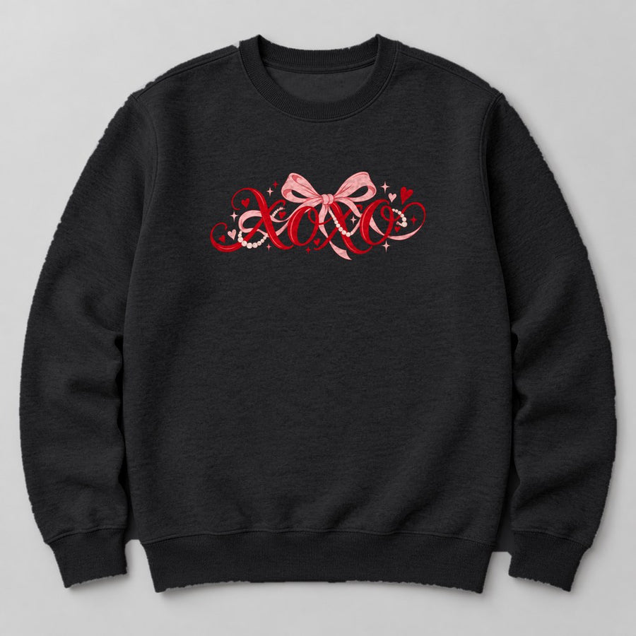 Xoxo Sweatshirt in Black