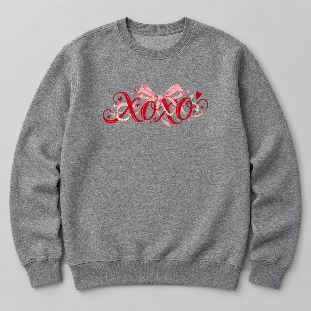Xoxo Sweatshirt in Heather Grey