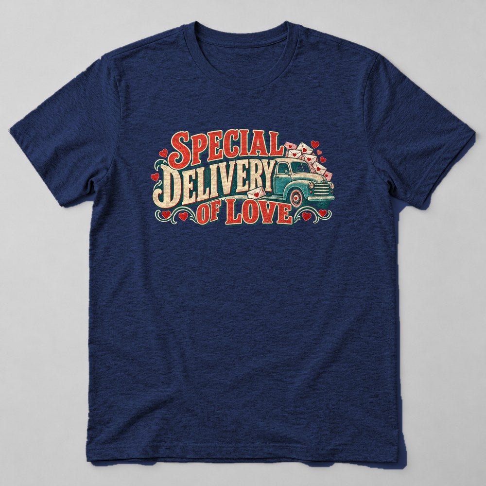 Special Delivery of Love T-Shirt in Navy