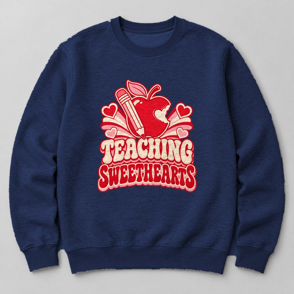 Teaching Sweethearts Sweatshirt in Navy