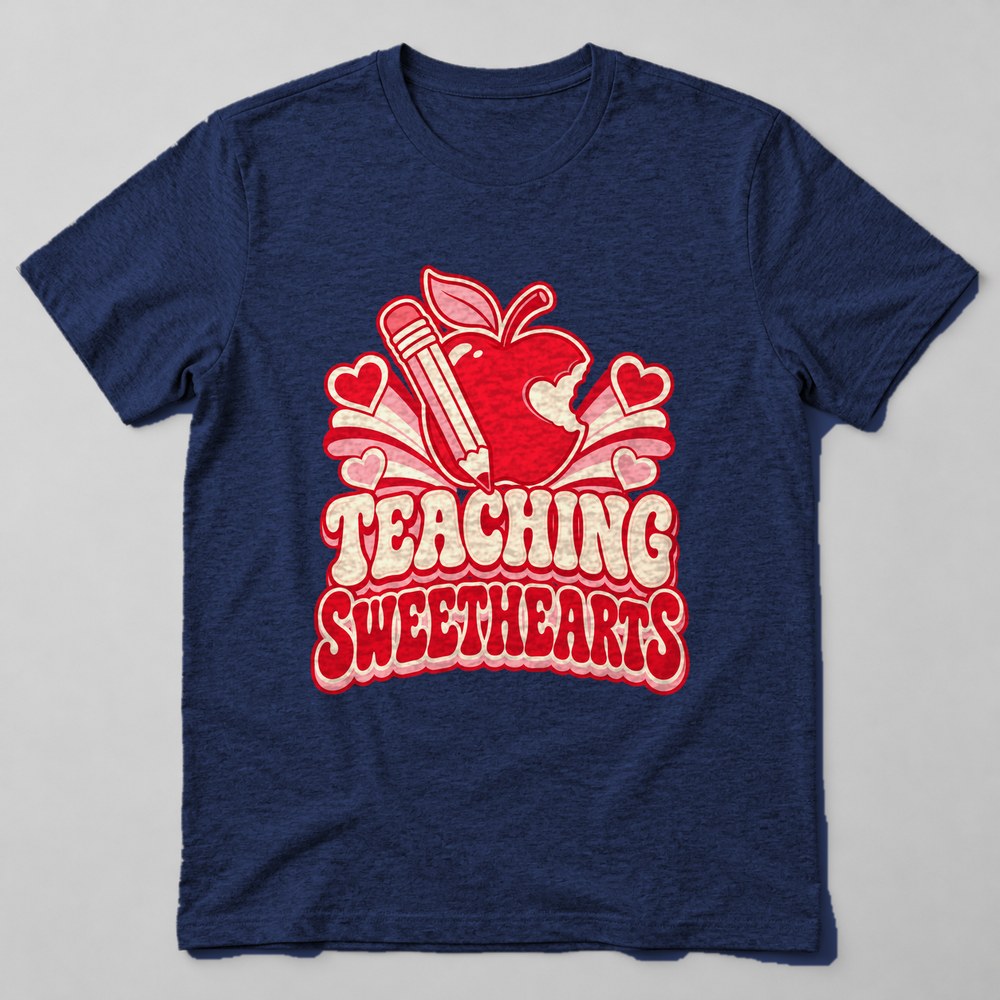 Teaching Sweethearts T-Shirt in Navy