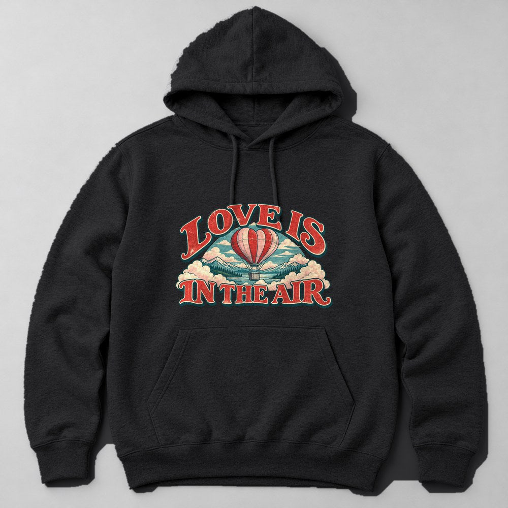 Love is in the Air Hoodie in Black