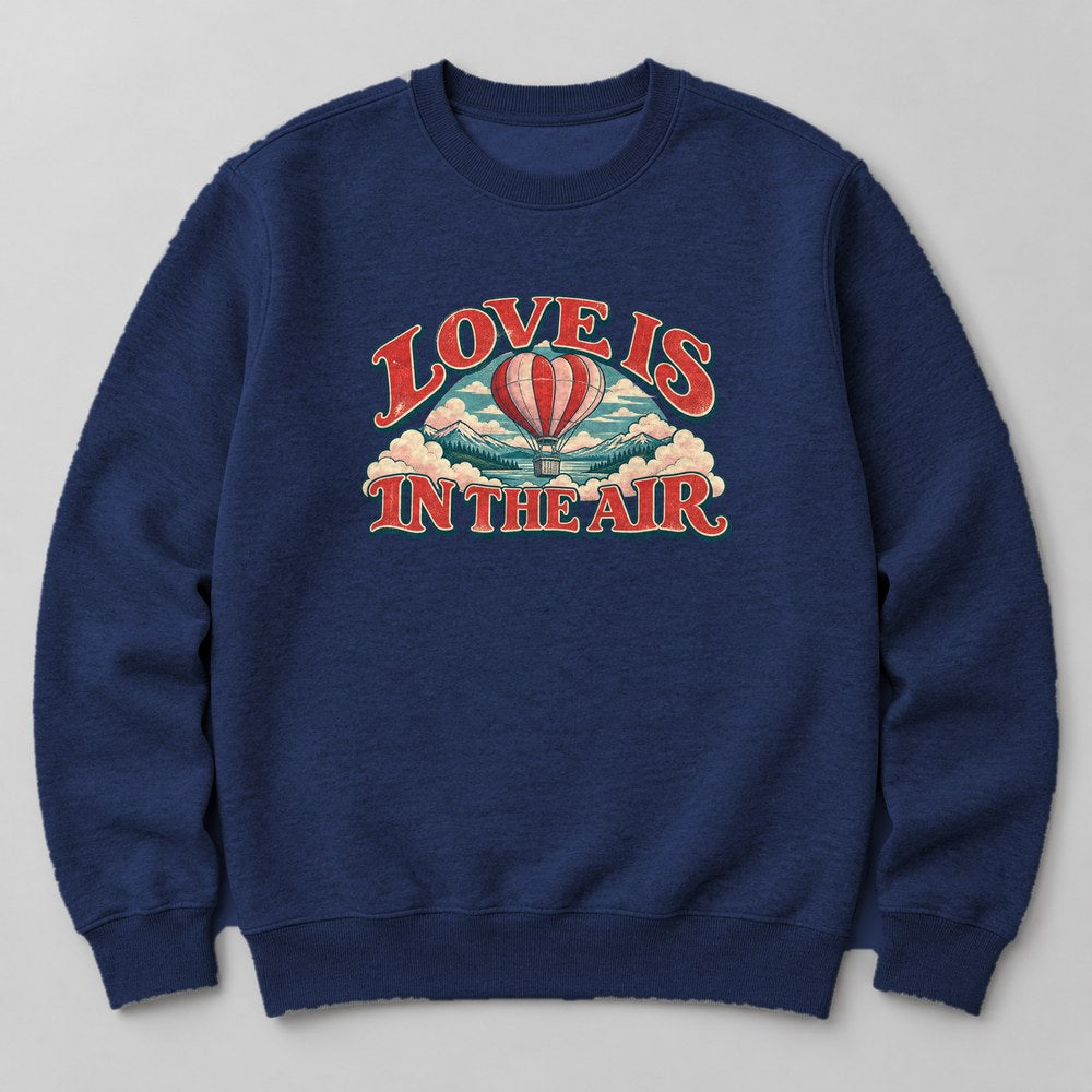 Love is in the Air Sweatshirt in Navy
