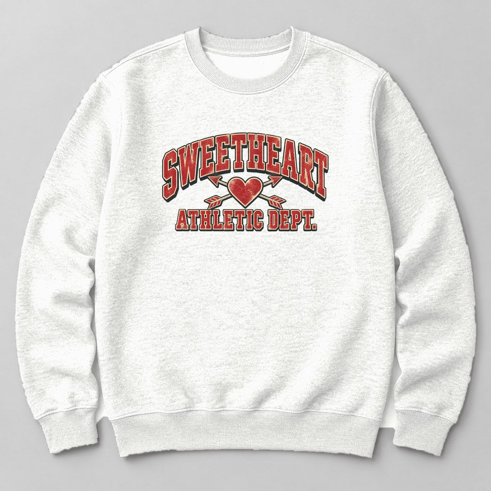 Sweetheart Athletic Dept. Sweatshirt in White