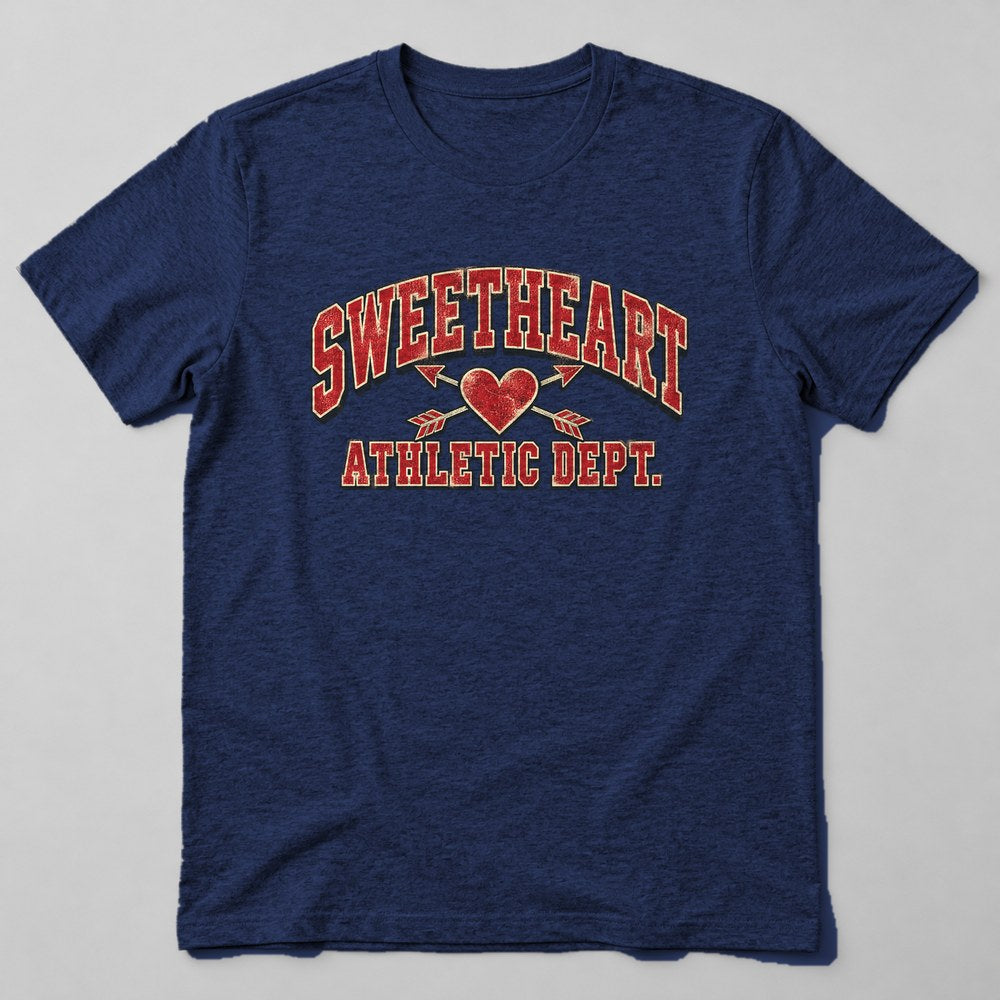 Sweetheart Athletic Dept. T-Shirt in Navy