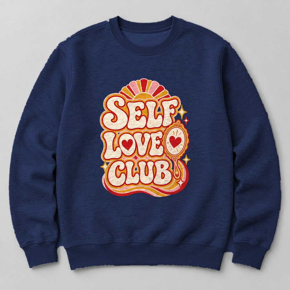 Self Love Club Sweatshirt in Navy