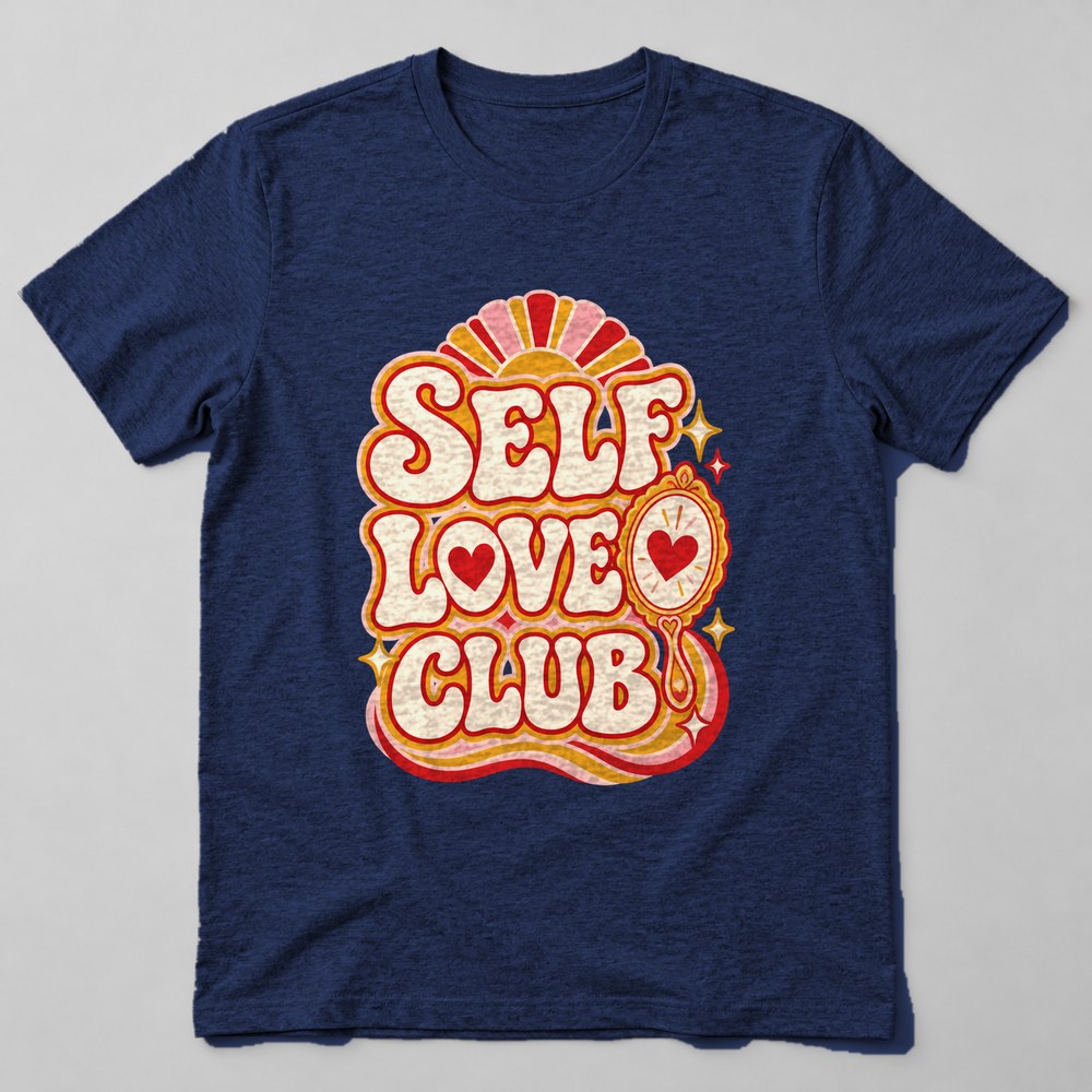 Self Love Club T-Shirt in Navy