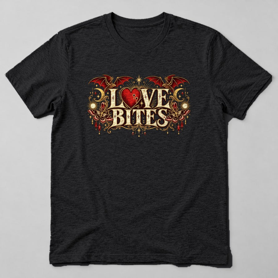 Love Bites T-Shirt in Black