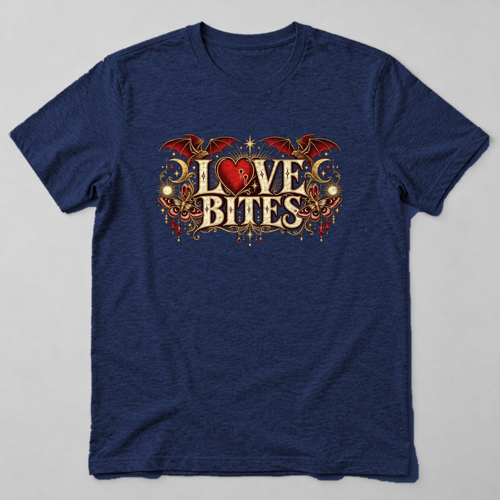 Love Bites T-Shirt in Navy
