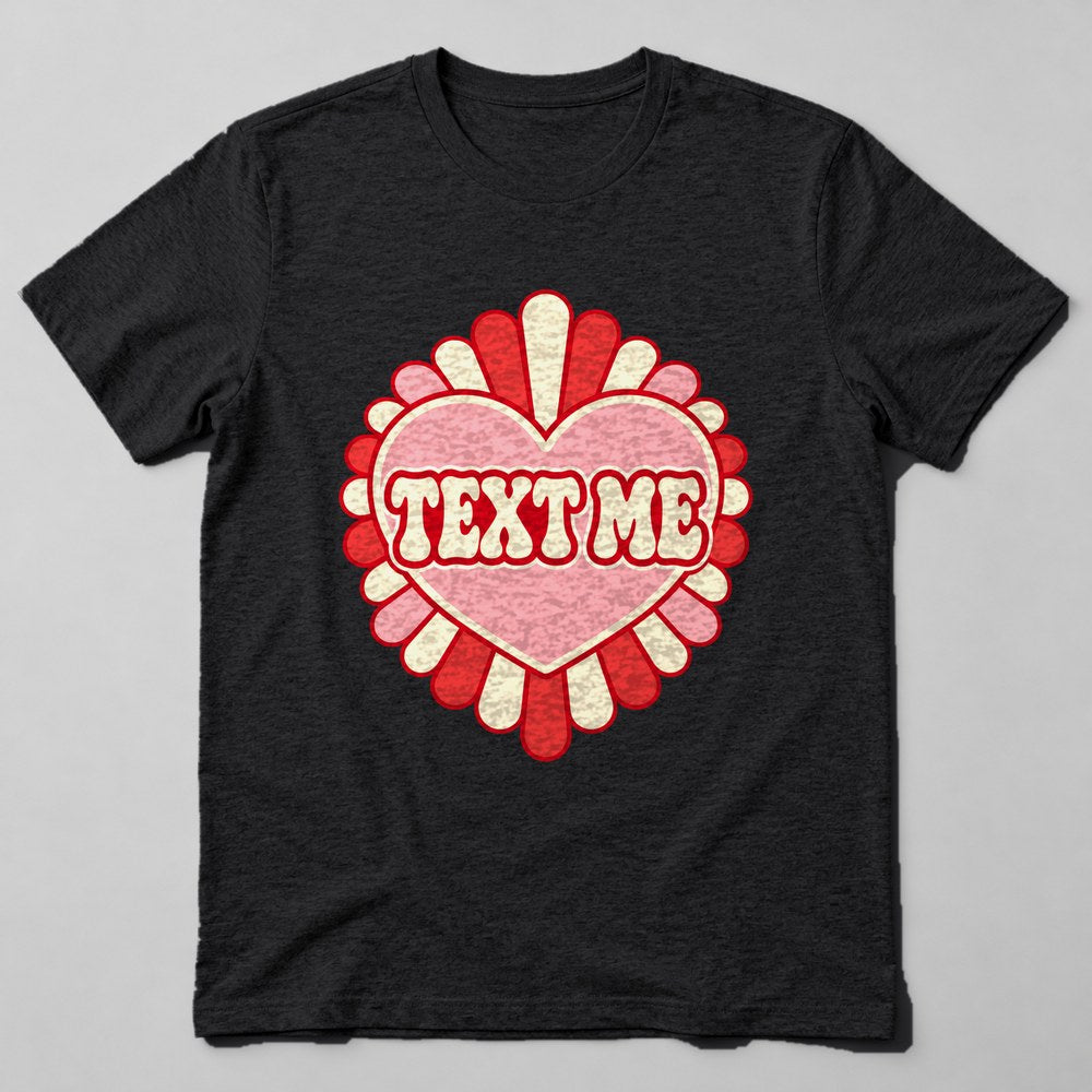 Text Me T-Shirt in Black