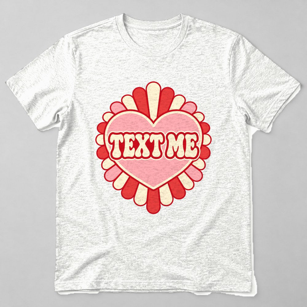 Text Me T-Shirt in White