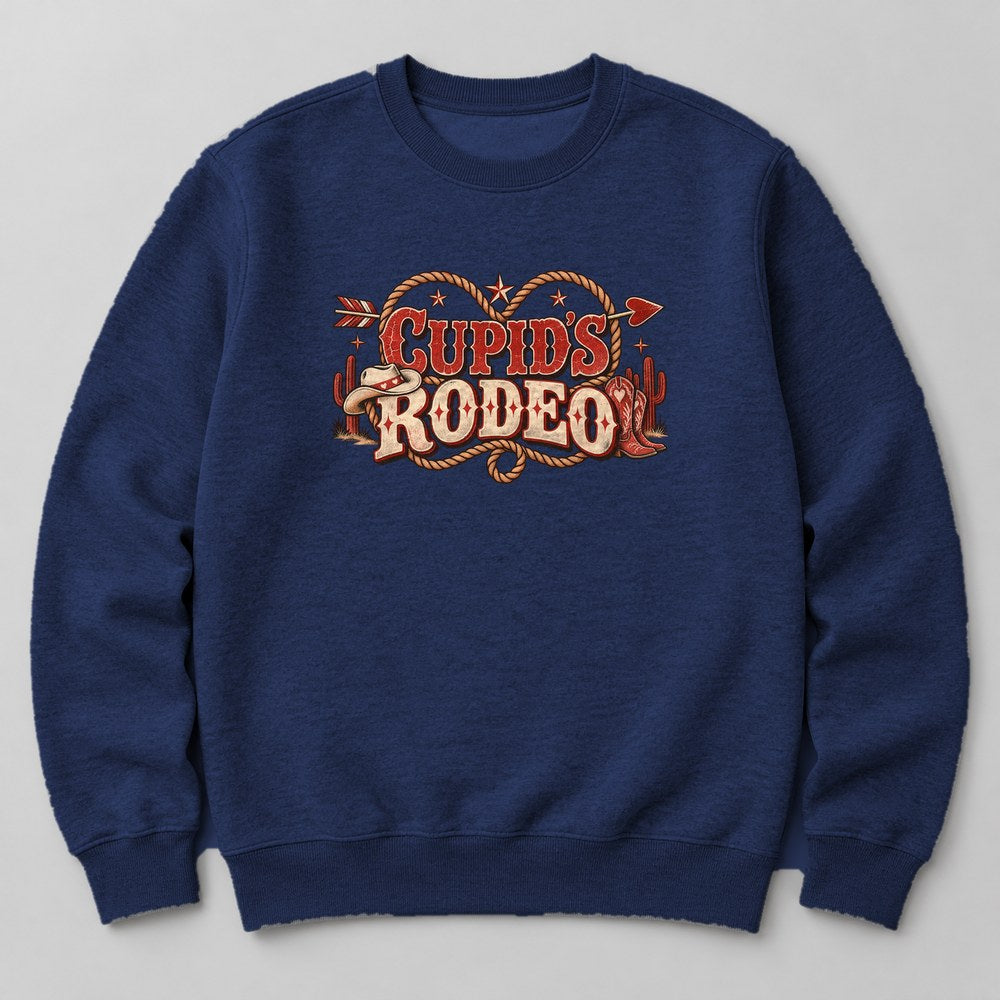 Cupid's Rodeo Sweatshirt in Navy
