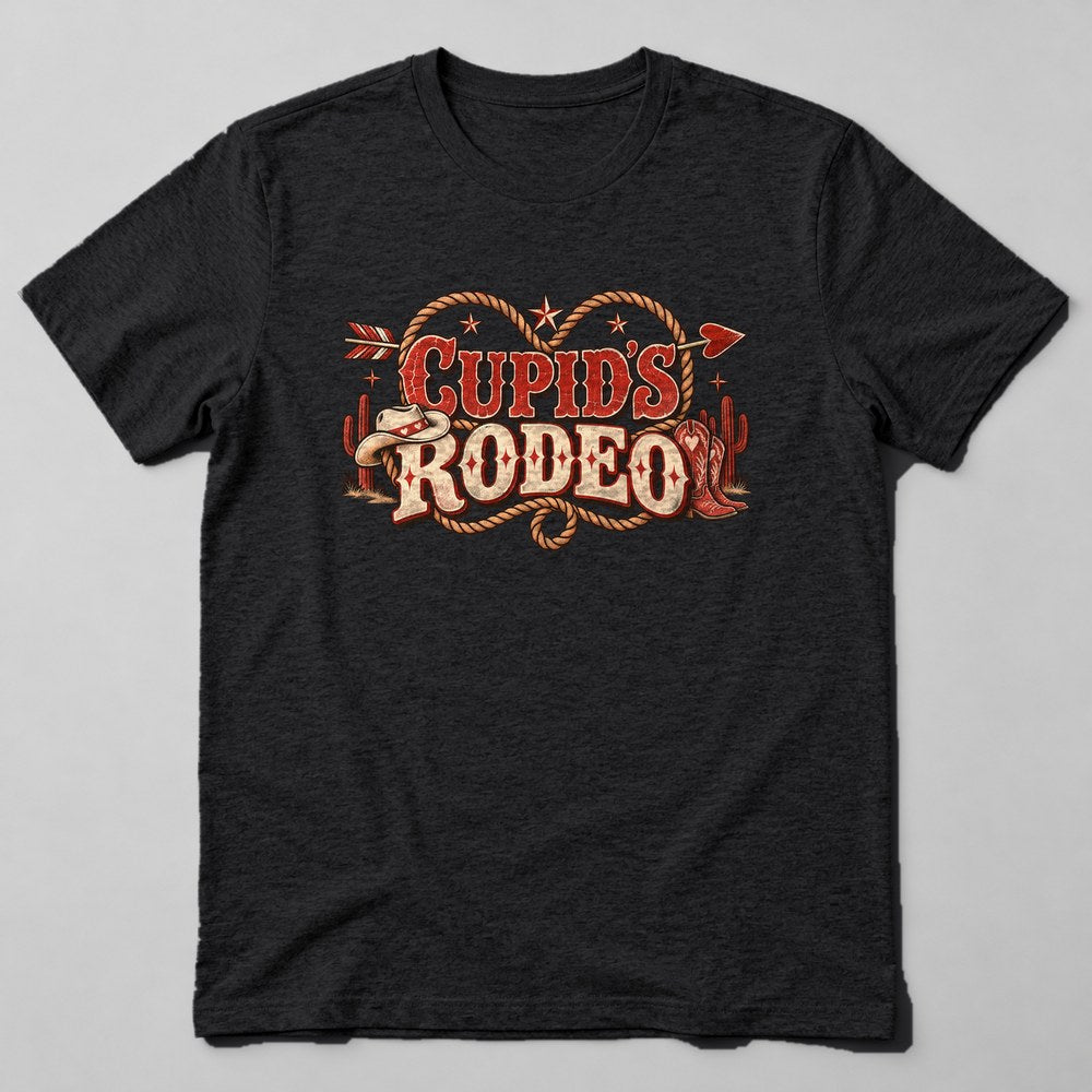 Cupid's Rodeo T-Shirt in Black