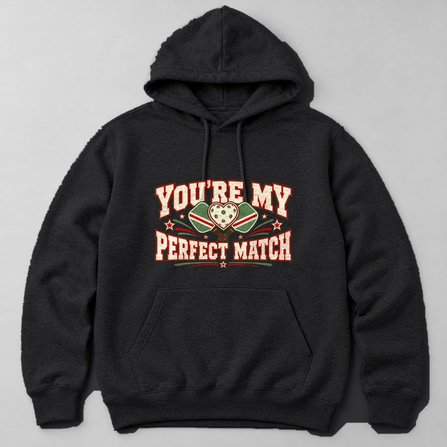 You're my Perfect Match Hoodie in Black