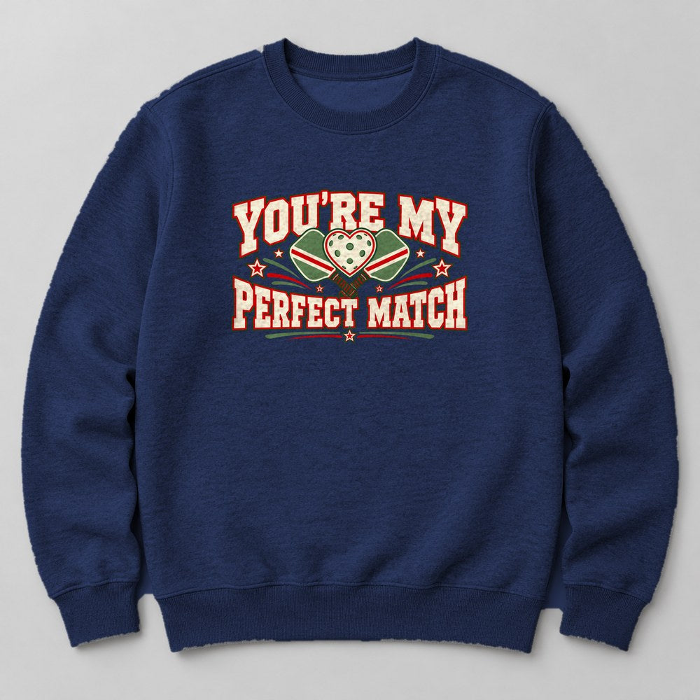 You're my Perfect Match Sweatshirt in Navy