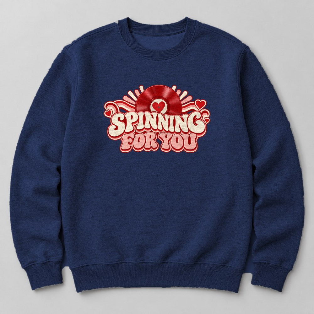 Spinning for You Sweatshirt in Navy