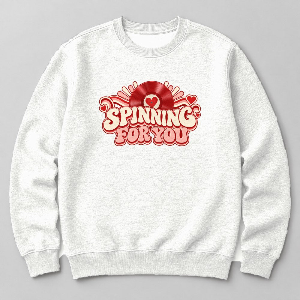 Spinning for You Sweatshirt in White