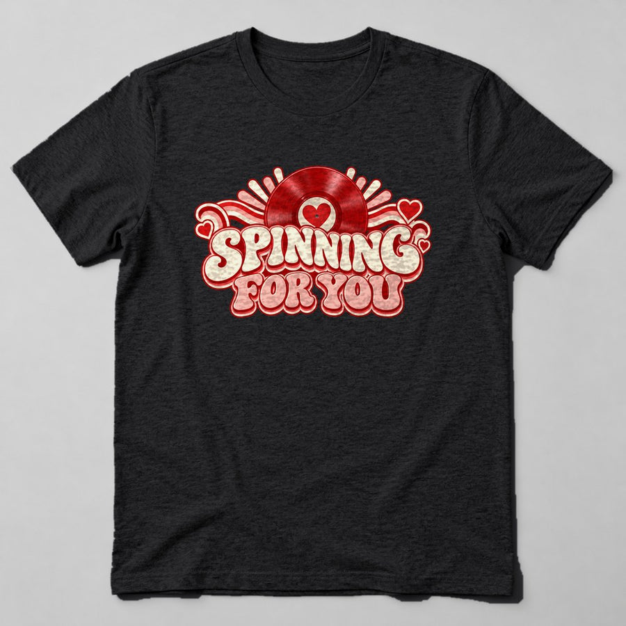 Spinning for You T-Shirt in Black