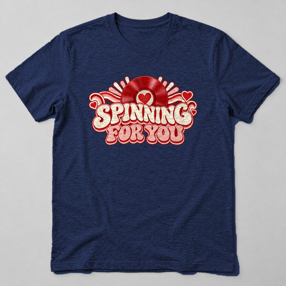 Spinning for You T-Shirt in Navy