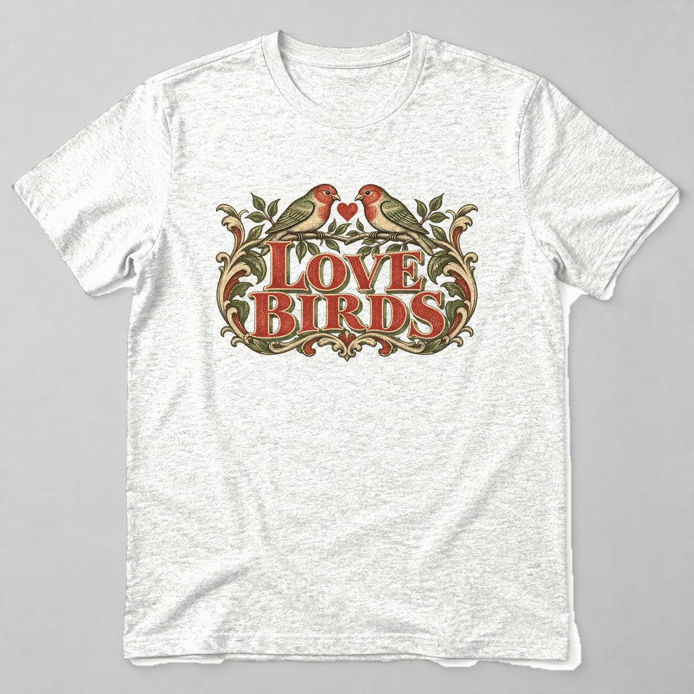 Love Birds T-Shirt in White