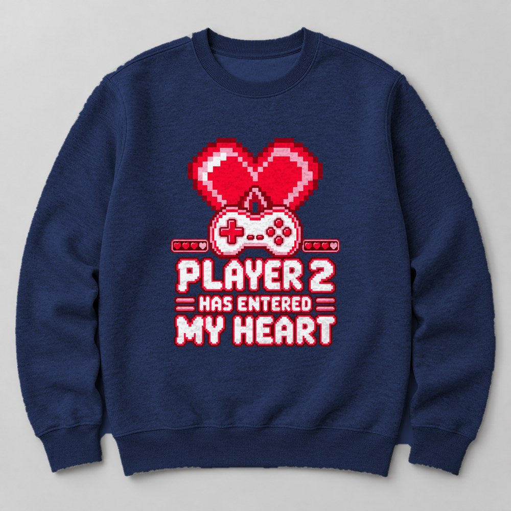 Player 2 Has Entered my Heart Sweatshirt in Navy