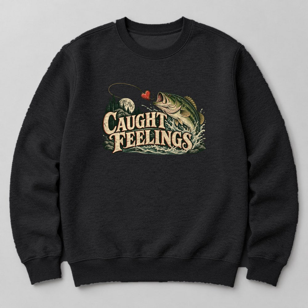 Caught Feelings Sweatshirt in Black