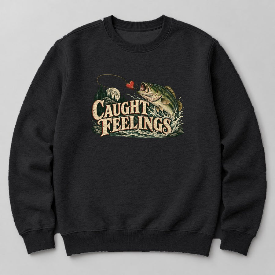 Caught Feelings Sweatshirt in Black