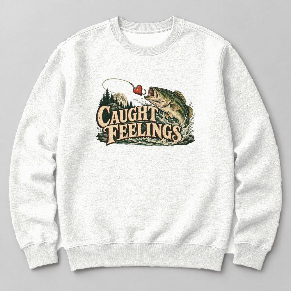 Caught Feelings Sweatshirt in White