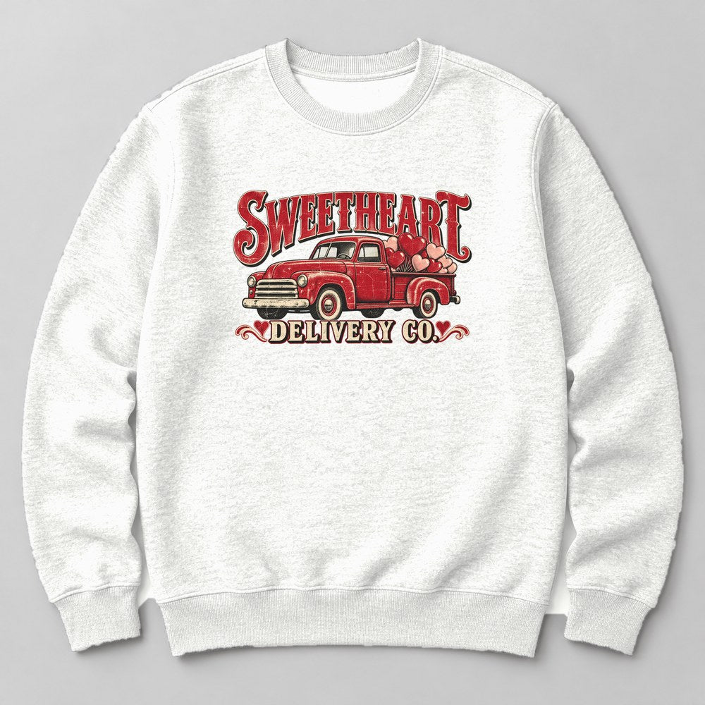 Sweetheart Delivery Co. Sweatshirt in White