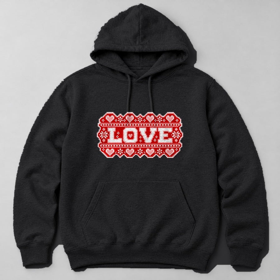 Love Hoodie in Black